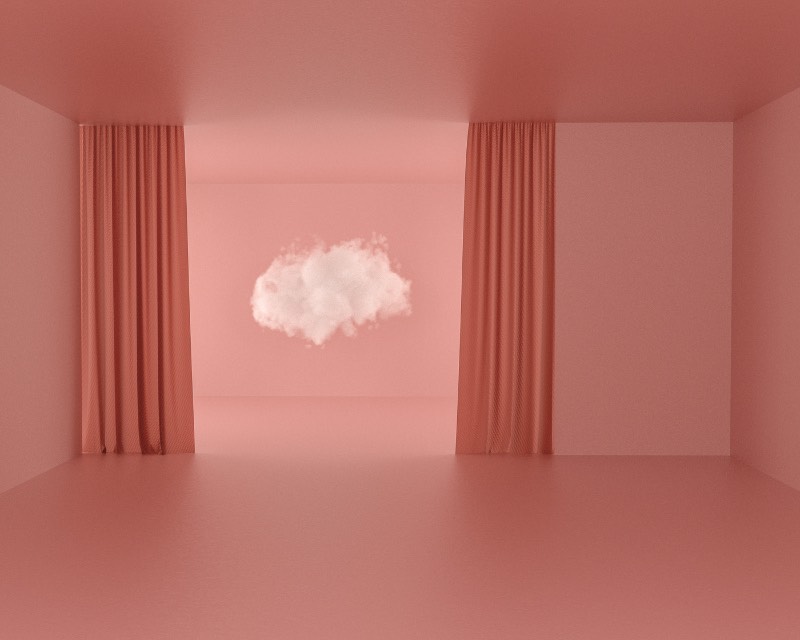 Na série de imagens que recebeu o nome de Somewhere in the World, Minjin Kang e Mijoo Kim estavam interessados em criar um surreal mundo vibrante mas em um estilo minimalista. O objetivo dos artistas do Mue Studios era o de criar espaços oníricos que fossem renderizados como arquitetura, como se fossem ilusões vistas por breves momentos.
