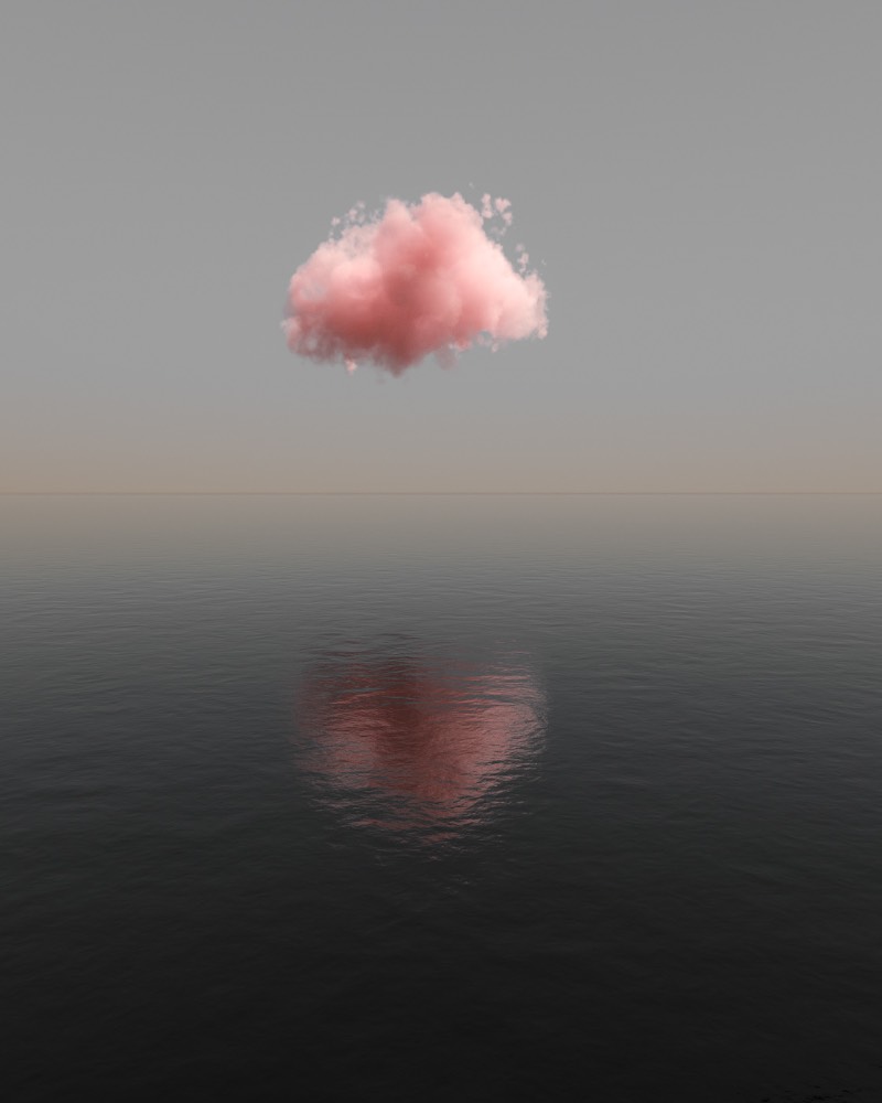 Na série de imagens que recebeu o nome de Somewhere in the World, Minjin Kang e Mijoo Kim estavam interessados em criar um surreal mundo vibrante mas em um estilo minimalista. O objetivo dos artistas do Mue Studios era o de criar espaços oníricos que fossem renderizados como arquitetura, como se fossem ilusões vistas por breves momentos.