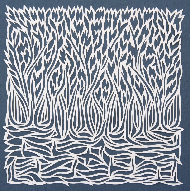 Acho interessante ver como que ele explora papercuts de uma forma atual. Afinal, devido ao acesso fácil, esse tipo de arte tem sua raiz folclórica pelo mundo mas Paul Bokslag tenta se manter um pouco distante disso e criar algo mais pessoal. Foi essa a sessão de seu portfólio que mais me chamou a atenção e que me deixou com vontade de comprar alguns papeis mais grossos e ver o que que eu consigo fazer com uma lâmina afiada.