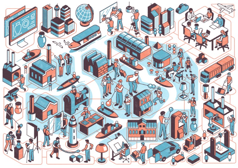 Jacopo Rosati é um ilustrador italiano com um portfólio repleto de trabalhos interessantes quando se trata do uso de cores, traços e estilos visuais. Quando me deparei com seu portfólio, eu sabia que ia acabar publicando algo dele por aqui. 
