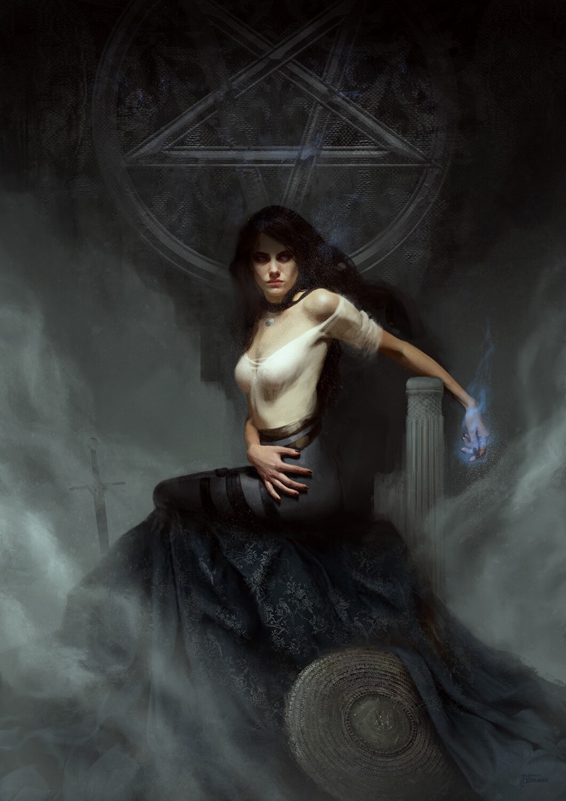 Bastien Lecouffe Deharme é um artista e ilustrador francês cujo trabalho é voltado para jogos de videogame com pitadas de uma estética gótica que me parece muito o com o que eu costumava ver em livros de RPG nos anos noventa. Mas, ele faz isso tudo com um visual um pouco diferente e com uma atenção fora do comum com os detalhes. 