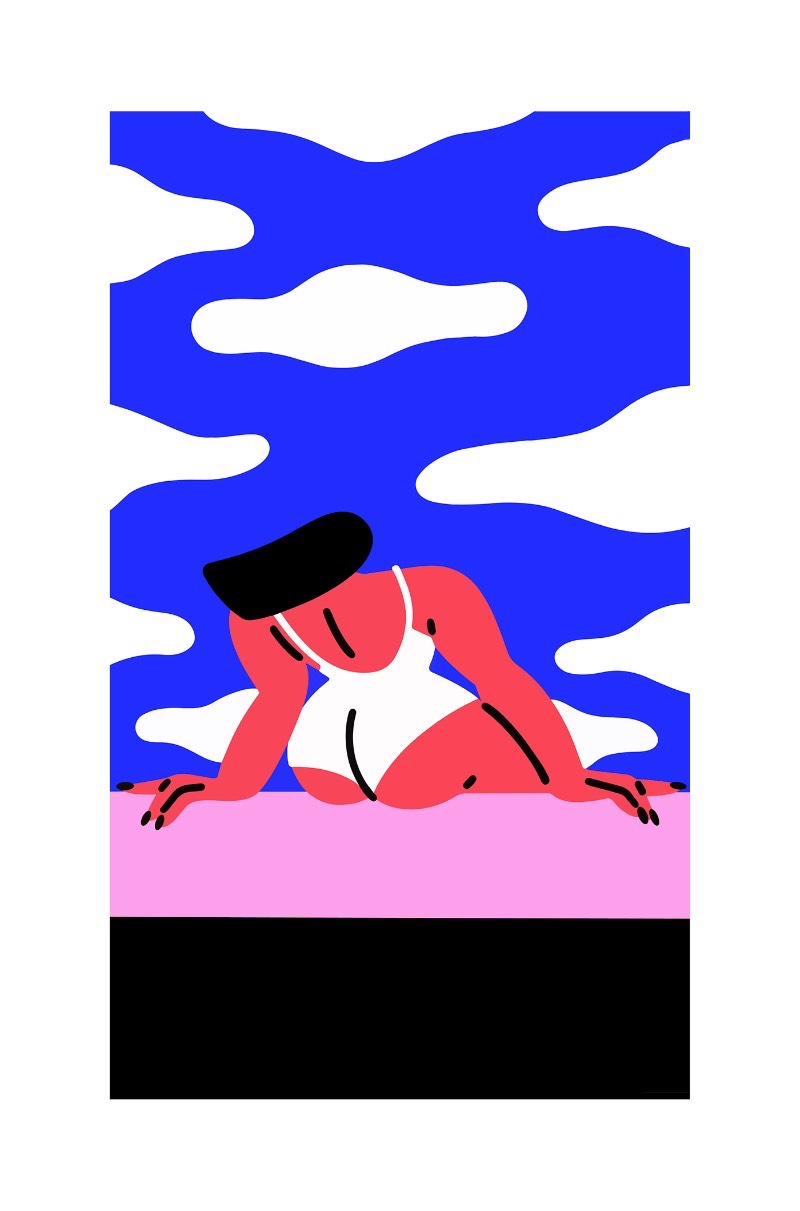 Marylou Faure é uma ilustradora francesa em Londres e seu trabalho é reconhecido facilmente pelo uso de minimalista de cores fortes e de uma tipografia manual. Seus projetos tem sempre um ângulo um pouco divertido e sempre me divirto dando uma olhada no que ela anda publicando por ai.