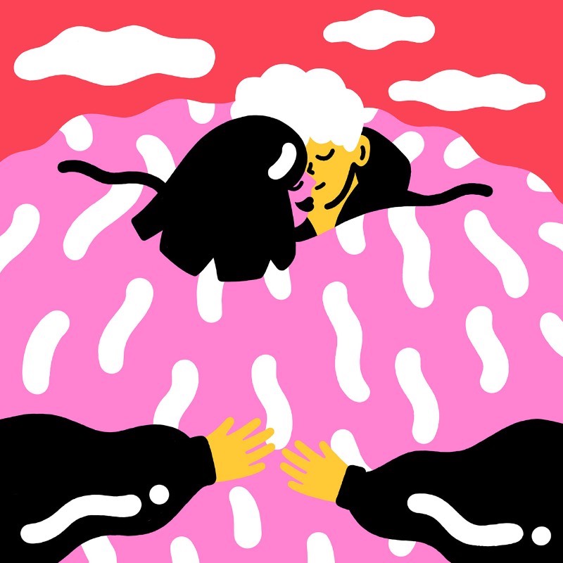 Marylou Faure é uma ilustradora francesa em Londres e seu trabalho é reconhecido facilmente pelo uso de minimalista de cores fortes e de uma tipografia manual. Seus projetos tem sempre um ângulo um pouco divertido e sempre me divirto dando uma olhada no que ela anda publicando por ai.