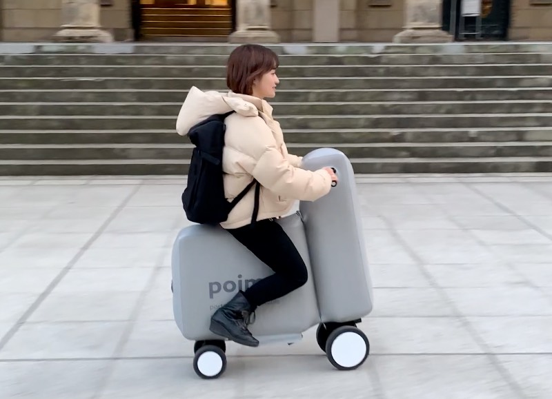 Combinando mobilidade pessoal com uma versão leve da robótica, o Poimo é algo pensando para redefinir como as pessoas se movem pelas cidades do mundo. Tudo isso através de um scooter elétrico inflável que cabe dentro de uma mochila.