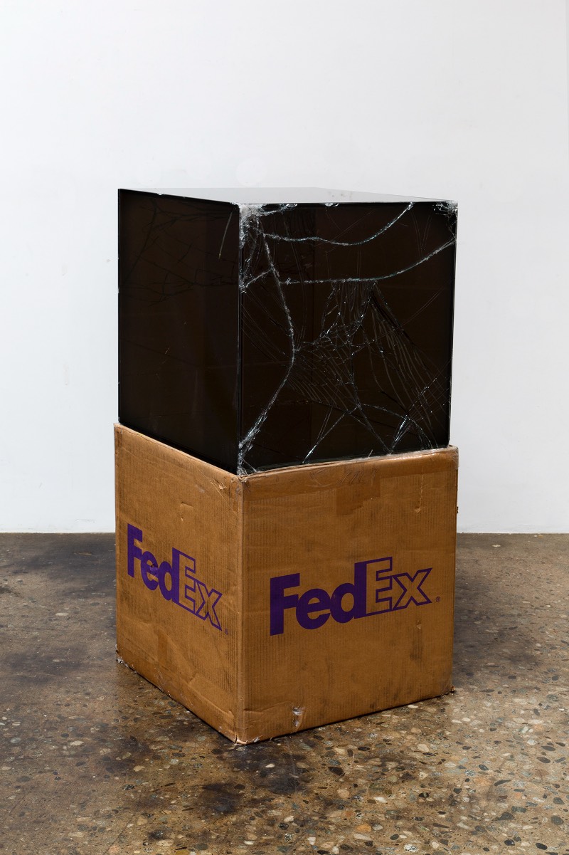Foi em 2007 que o artista Walead Beshty começou a usar da infraestrutura de entregas da FedEx para criar uma série de obras de arte inusitadas. Para isso, ele constrói objetos de vidro que cabem perfeitamente nas caixas de remessa da FedEx e, depois, ele envia essas caixas sem qualquer proteção para museus e galerias de arte onde elas serão expostas.