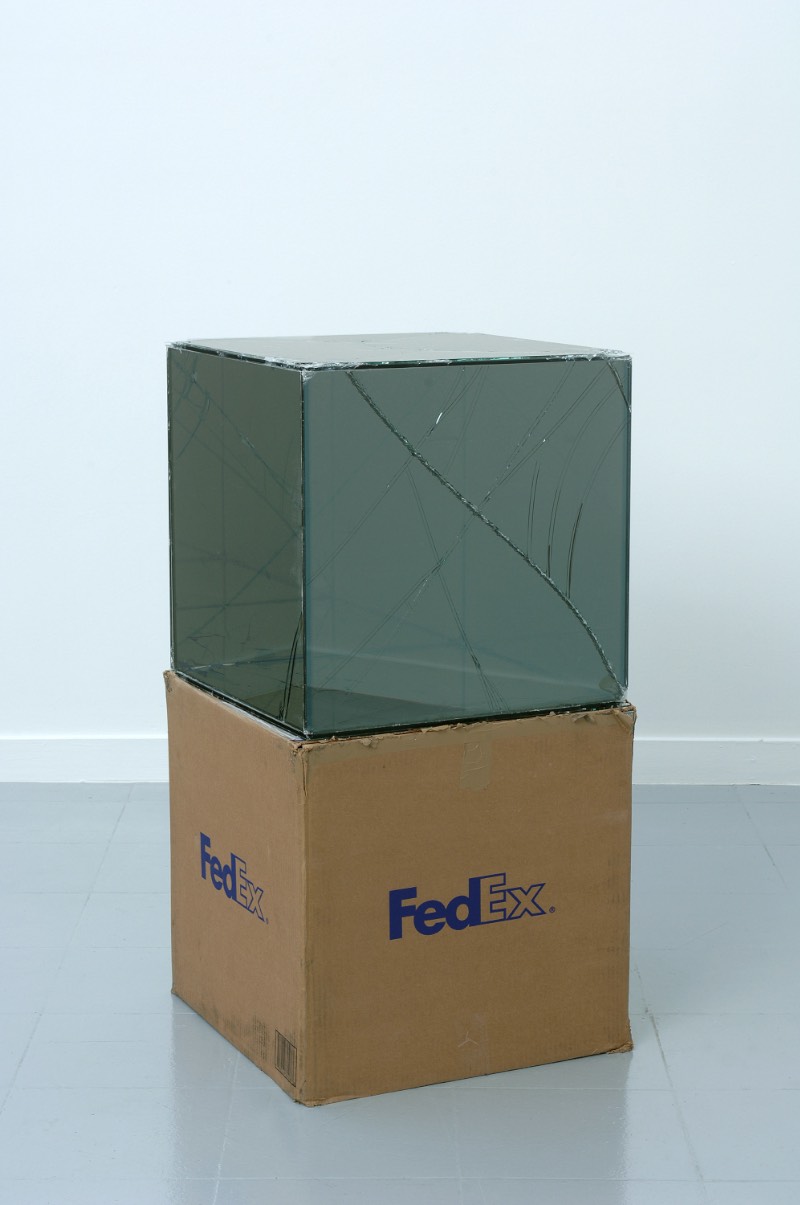 Foi em 2007 que o artista Walead Beshty começou a usar da infraestrutura de entregas da FedEx para criar uma série de obras de arte inusitadas. Para isso, ele constrói objetos de vidro que cabem perfeitamente nas caixas de remessa da FedEx e, depois, ele envia essas caixas sem qualquer proteção para museus e galerias de arte onde elas serão expostas.