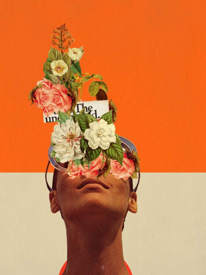 Frank Moth cria imagens nostálgicas que me remetem a um futuro distante. Um futuro que, em simultâneo, me parece familiar e inalcançável. E ele faz isso através de colagens e composições digitais que são apresentadas com uma palheta de cores bem distinta, de forma com que seu trabalho seja facilmente reconhecível.