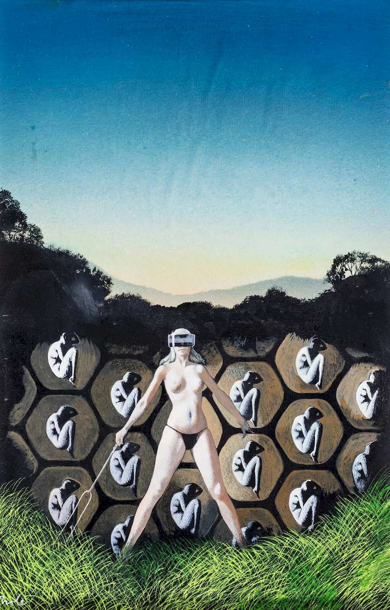 Karel Thole foi um artista e ilustrador holandês com um talento especial para combinar temas surreais de ficção científica com terror. Muito prolífico como artista, as suas ilustrações apareceram pode grande parte da sua carreira na revista de ficção científica mais vendida na Itália, na época: a Urania.