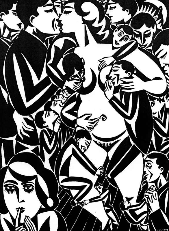 Frans Masereel foi um artista e ilustrador belga mais conhecido por seus romances em xilogravura, que ele criou no início do século XX. Seu trabalho é frequentemente considerado um precursor da história em quadrinhos, pois combina a linguagem visual da história em quadrinhos com a narrativa literária da história. 