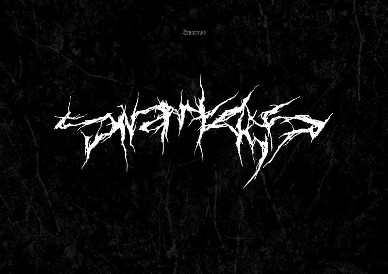 O lettering de black metal é um estilo distinto de tipografia comumente usado em gêneros musicais extremos, como death metal, black metal e grindcore. Esse estilo de letras é frequentemente caracterizado por seus recursos altamente ilegíveis, irregulares e ornamentados, tornando uma escolha ideal para capas de álbuns, pôsteres e outros elementos visuais que exigem uma estética sombria e suja.