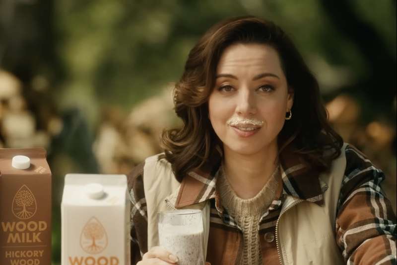 O Wood Milk da Aubrey Plaza foi criado para zombar as opções disponíveis no mercado para quem não quer consumir leite, seja lá por qual motivo. Além disso, tenta incentivar o consumo de lácteos e parece que a resposta do mercado não foi das melhores. Digo isso porque o anúncio não fez muito sentido para quem é fã da atriz e para quem consome os leites alternativos que ela zomba no vídeo. 