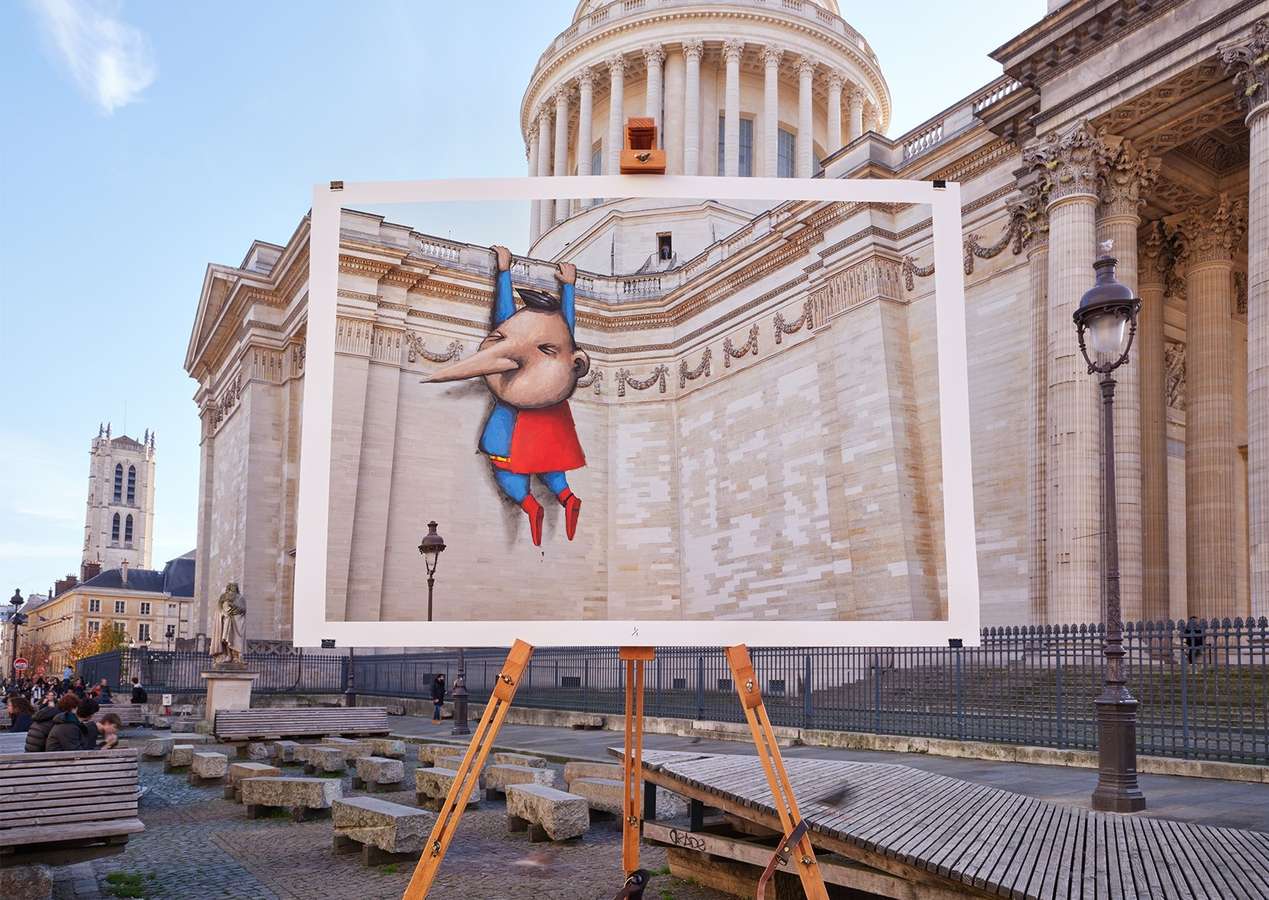 A visão de Joseph Ford foi a de fornecer aos artistas de rua impressões fotográficas grandes e de alta qualidade de locais icônicos. Lugares como o Panthéon em Paris, os penhascos Seven Sisters da Inglaterra e a faixa central de uma rodovia de Los Angeles. Essas imagens serviriam como telas para os artistas criarem obras de arte originais, sem qualquer manipulação digital. 