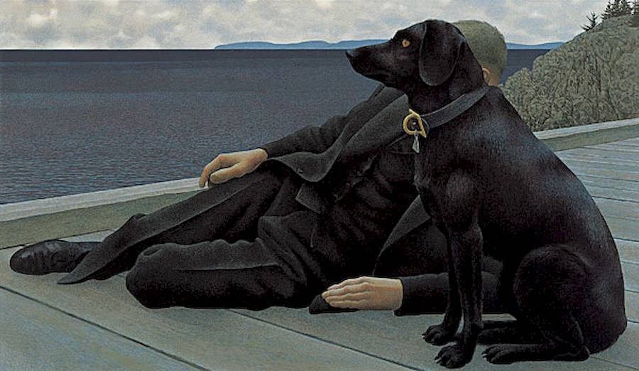 Alex Colville é o nome de um artista canadense que ficou conhecido por transcender o mero realismo nas suas obras de arte. Assim, ele acabou alinhando-se mais com o um movimento artístico conhecido como Precisionismo da década de 1930 do que com o fotorrealismo tradicional.
