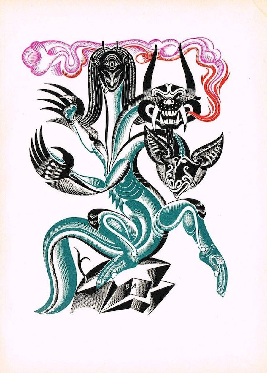 Boris Artzybasheff, nascido em Kharkiv, foi um ilustrador russo-americano que se destacou pelas suas ilustrações engenhosas e, às vezes, surrealistas. A sua carreira começou em 1922 com as ilustrações de Verotchka's Tales e The Undertaker's Garland.