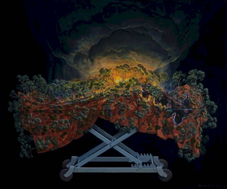 Dale Cox não é um artista comum. Este criador australiano contemporâneo trabalha com diversas ferramentas artísticas: cinema, pintura e escultura fazem parte de seu kit de ferramentas. Porém o que o torna único é como ele adora misturar todas essas referências e ferramentas – e como ele usa objetos encontrados como ponto de partida para transformações incríveis.