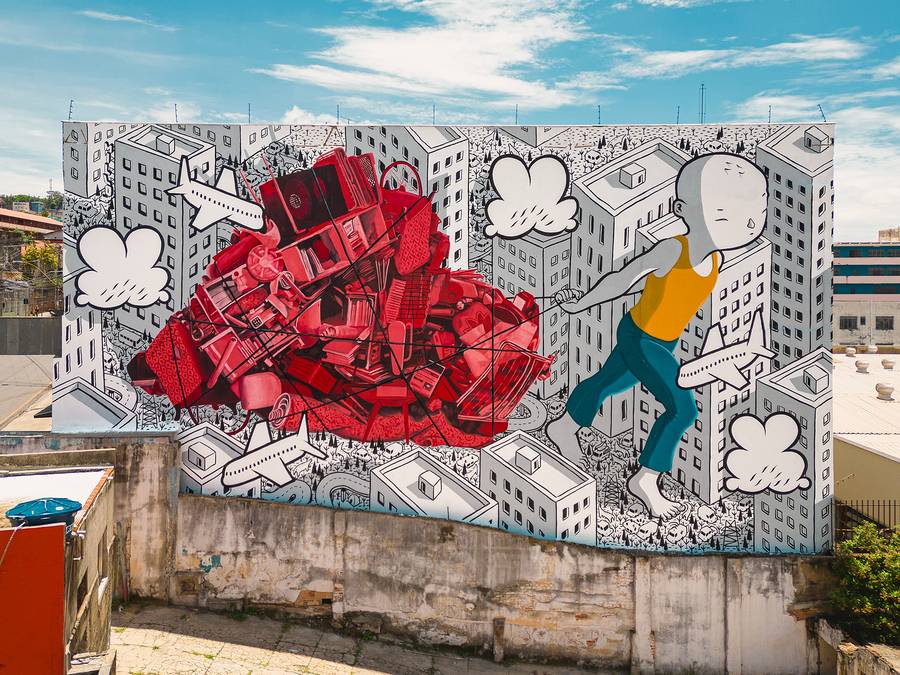 Os murais criados por Millo são uma belíssima forma de começar uma viagem visual pelo mundo. O artista italiano Francesco Camillo Giorgino, conhecido como Millo, é um mestre moderno em murais de grande porte, utilizando as imagens que cria para transformar paisagens urbanas em impressionantes obras de arte.