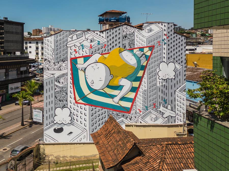 Os murais criados por Millo são uma belíssima forma de começar uma viagem visual pelo mundo. O artista italiano Francesco Camillo Giorgino, conhecido como Millo, é um mestre moderno em murais de grande porte, utilizando as imagens que cria para transformar paisagens urbanas em impressionantes obras de arte.