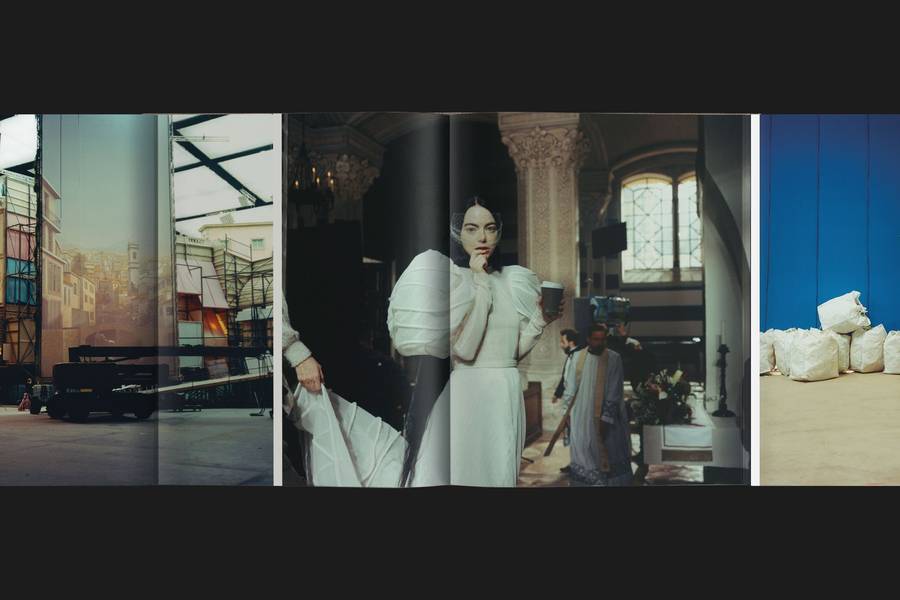 O renomado cineasta grego Yorgos Lanthimos, conhecido por seus filmes visualmente impressionantes e muitas vezes perturbadores, embarcou na fotografia com o seu último livro, chamado "Dear God, the Parthenon is still broken". Esta belíssima coleção de imagens oferece um vislumbre nos bastidores do último filme de Yorgos Lanthimos, “Poor Things”.