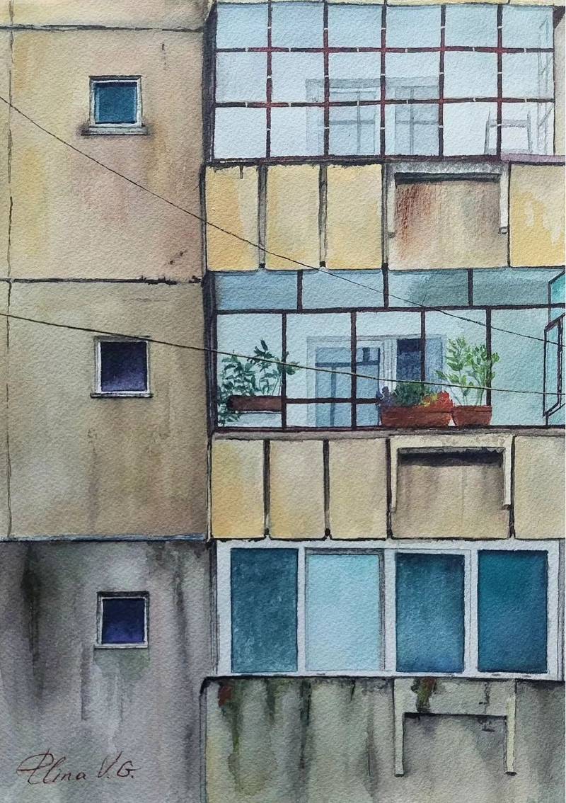 Elina V.G. é uma artista que usa da aquarela como um tributo a beleza do cotidiano. Ela nasceu na Bulgária e, hoje em dia, mora em Copenhague, Dinamarca. A artista, que é autodidata, traz uma década de experiência em design digital para a sua prática artística, captando com perfeição a beleza dos momentos cotidianos.