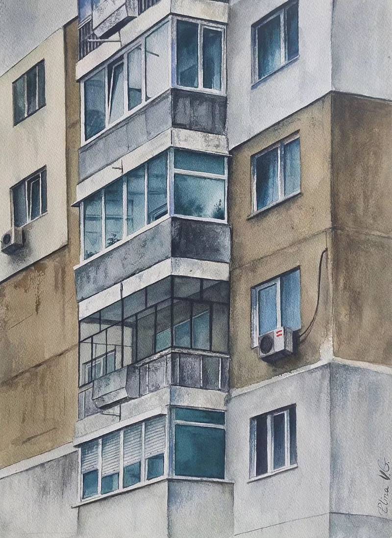 Elina V.G. é uma artista que usa da aquarela como um tributo a beleza do cotidiano. Ela nasceu na Bulgária e, hoje em dia, mora em Copenhague, Dinamarca. A artista, que é autodidata, traz uma década de experiência em design digital para a sua prática artística, captando com perfeição a beleza dos momentos cotidianos.
