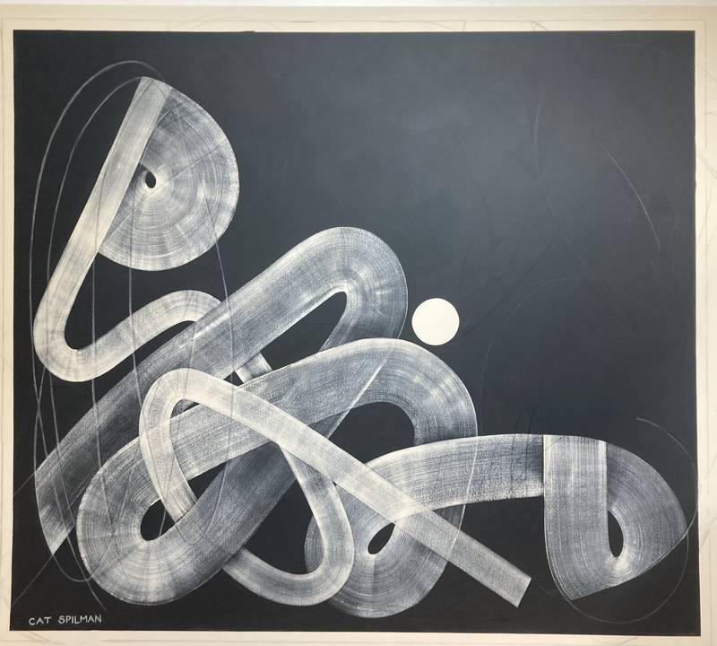 Você já se perguntou como é quando as emoções assumem uma forma física? Se sim, você precisa descobrir o trabalho da artista abstrata Cat Spilman. Baseada em York, no Reino Unido, Cat Spilman cria pinturas vibrantes e expressivas, convidando os espectadores para sua própria jornada de autoexploração.