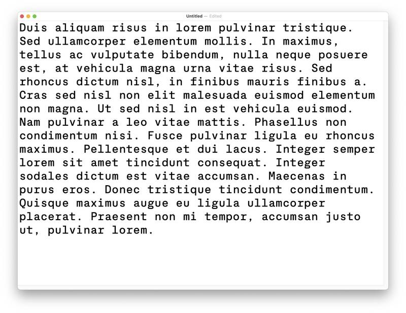 Server Mono é uma nova fonte gratuita inspirada nas máquinas de escrever, no San Francisco Mono da Apple, na arte ASCII e na programação. É um bom complemento para sua caixa de ferramentas de design.