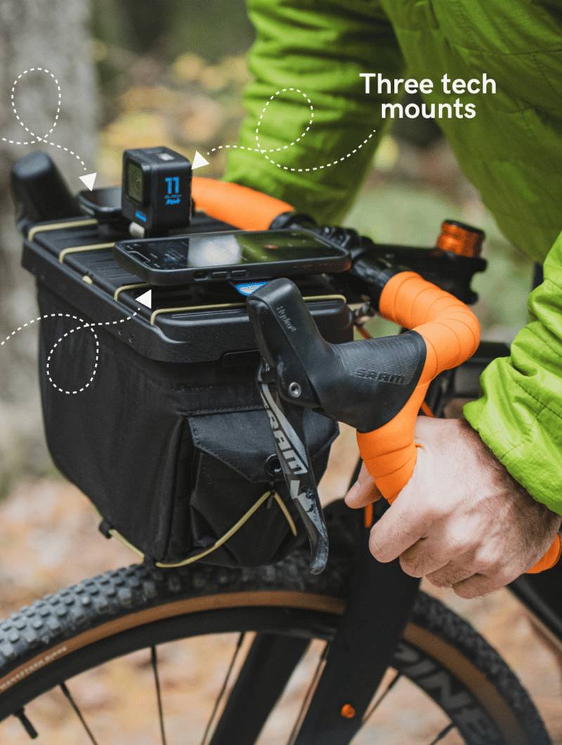 A Route Werks, uma empresa conhecida por seus incríveis acessórios para bicicletas, acaba de lançar a sua nova Big Handlebar Bag que está fazendo um enorme sucesso online. Ela se chama Big Handlebar Bag e já é um grande sucesso no Kickstarter com quase 150 mil dólares já recebidos.