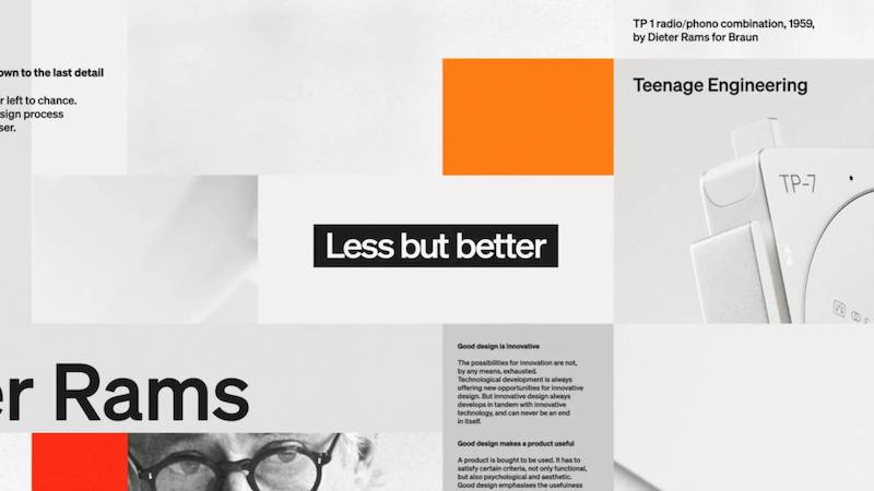Você já passou pela situação de olhar para um objeto e sentiu uma simplicidade calma? Esse é o sentimento que Alex Cabon quer capturar no seu projeto de motion design chamado: “Less But Better”. Não é apenas uma coleção de imagens bonitas; é uma análise cuidadosa da filosofia de design inspirada no lendário Dieter Rams.