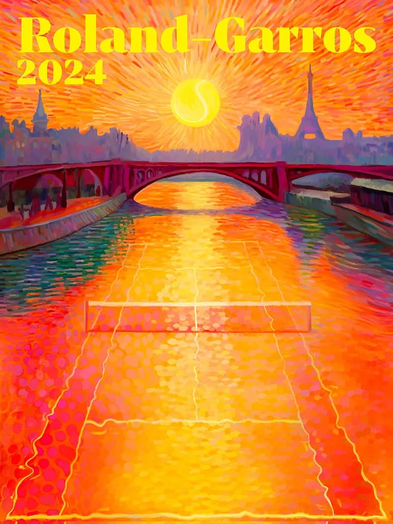 Para pessoas que gostam de design e fãs de tênis, o Aberto da França, também conhecido como Roland Garros, traz uma combinação especial de competições esportivas e arte. Diferentemente de qualquer outro Grand Slam, Roland Garros cultivou uma conexão profunda e duradoura com o mundo da arte, evidenciada por sua tradição anual de encomendar um cartaz distinto de um artista diferente.
