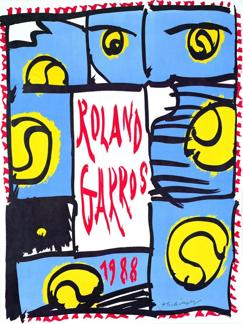 Para pessoas que gostam de design e fãs de tênis, o Aberto da França, também conhecido como Roland Garros, traz uma combinação especial de competições esportivas e arte. Diferentemente de qualquer outro Grand Slam, Roland Garros cultivou uma conexão profunda e duradoura com o mundo da arte, evidenciada por sua tradição anual de encomendar um cartaz distinto de um artista diferente.