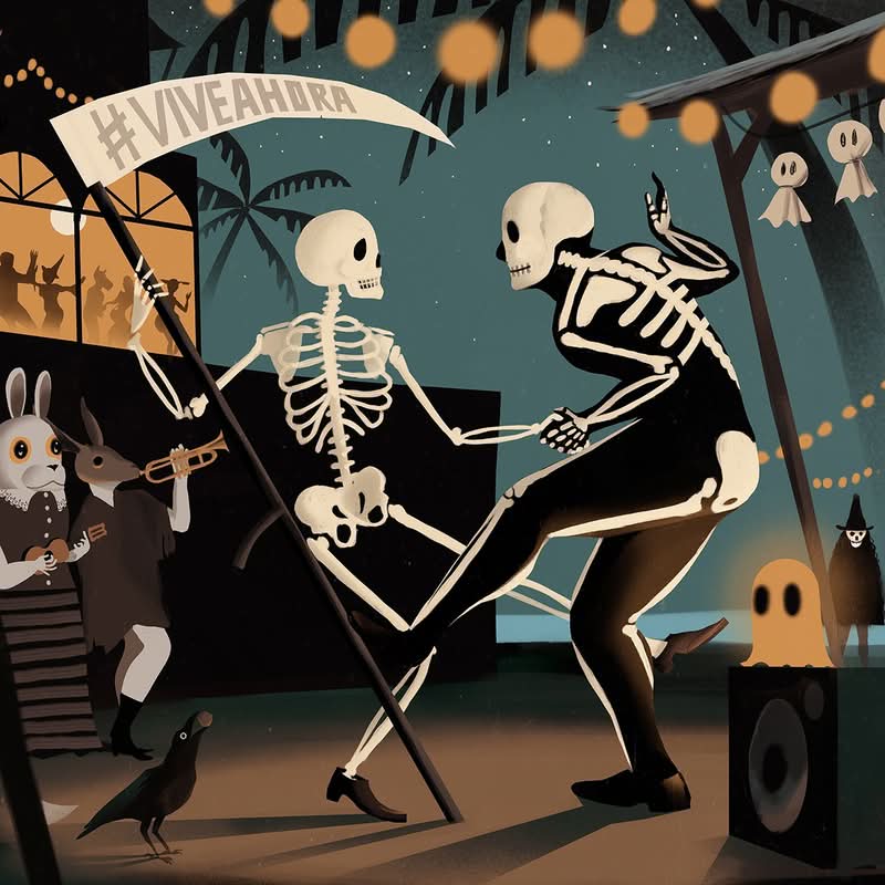 Nos últimos vinte anos, o ilustrador e designer Riki Blanco criou uma linguagem visual singular que foi usada em campanhas, publicações e produtos por todo o mundo. Nascido em Barcelona em 1978 e atualmente radicado em Madri, Riki Blanco combina a paixão pela estética retrô com um pensamento conceitual aguçado, produzindo trabalhos universalmente atraentes e ressonantes.