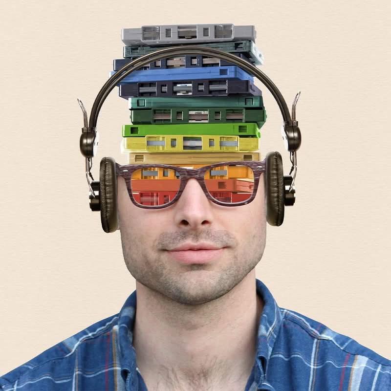 Em nossa era dominada pelas mídias sociais, a palavra “colagem” frequentemente evoca um rápido agrupamento digital de fotos — alguns toques na tela e o trabalho está feito. Mas não é sempre que essa é a realidade por trás das imagens que vemos por aí. Segundo o artista britânico Adam Hale, a colagem é um método meticuloso, físico e incrivelmente singular para contar histórias. 