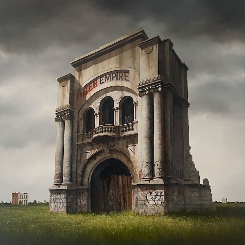 Quando você olha para uma das pinturas de Lee Madgwick pela primeira vez, você pode sentir uma estranha mistura de inquietação e conforto. E eu não sei direito como descrever isso, mas foi assim que decidi precisar escrever sobre seu trabalho por aqui. 