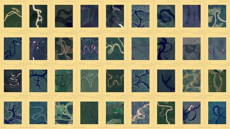 E foi assim que surgiu uma abordagem tipográfica centrada na geografia. A peça central dessa identidade visual é um logo personalizado que funciona como um mapa estrutural utilizando imagens de satélite das vias navegáveis da Amazônia. Foi daí que os designers da FutureBrand estudaram e mapearam as curvas dos afluentes do rio Amazonas e criaram um alfabeto mais que especial. 