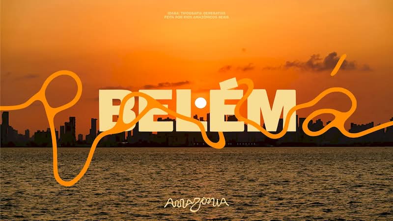 E foi assim que surgiu uma abordagem tipográfica centrada na geografia. A peça central dessa identidade visual é um logo personalizado que funciona como um mapa estrutural utilizando imagens de satélite das vias navegáveis da Amazônia. Foi daí que os designers da FutureBrand estudaram e mapearam as curvas dos afluentes do rio Amazonas e criaram um alfabeto mais que especial. 