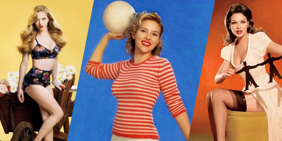 Encontrei essa compilação de fotos de atrizes e modelos da atualidade vestidas como pin-ups. Por mais que eu ache o estilo usado em excesso, sempre é algo interessante de ficar vendo.
