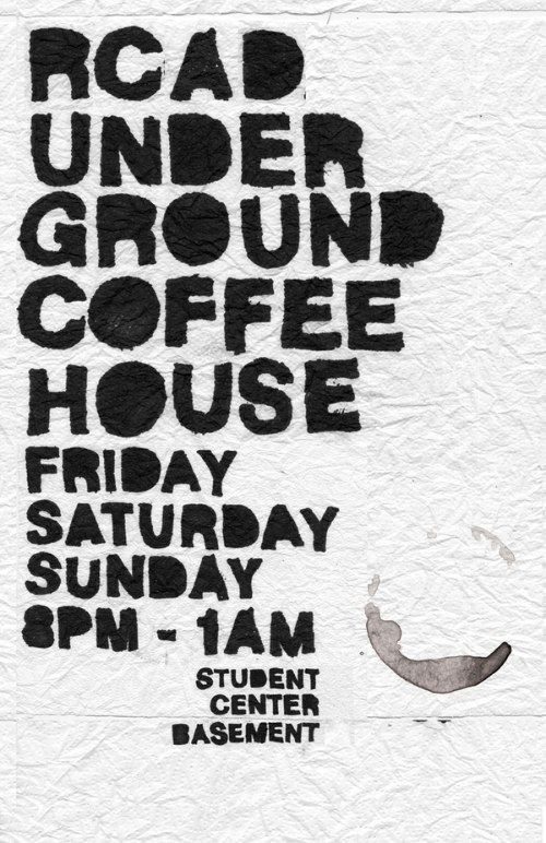 Underground Coffeehouse Posters