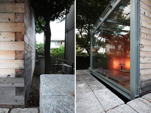 Olivia Shih e Yoshihito Kashiwagi do Facet Studio projetaram o Tea Room, uma estrutura livre localizada e Osaka, Japão.
