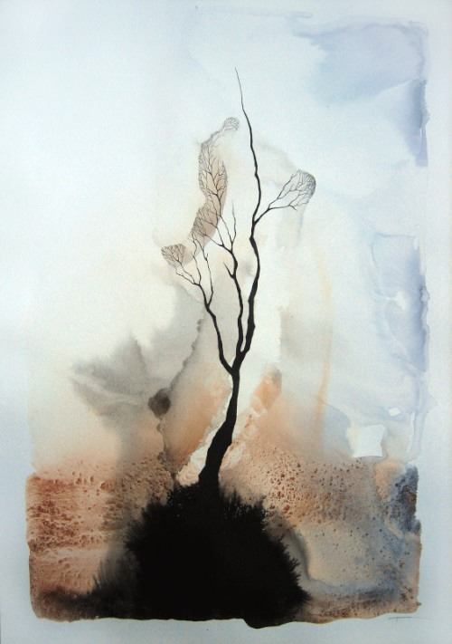 Pablo S. Herrero é o nome do artista responsável pelas árvores aquareladas desse post. Uma das coisas que mais me chamou a atenção nas imagens que ele cria é o contraste entre a estrutura da árvore bem definida contra todo o caos do papel molhada de tinta.