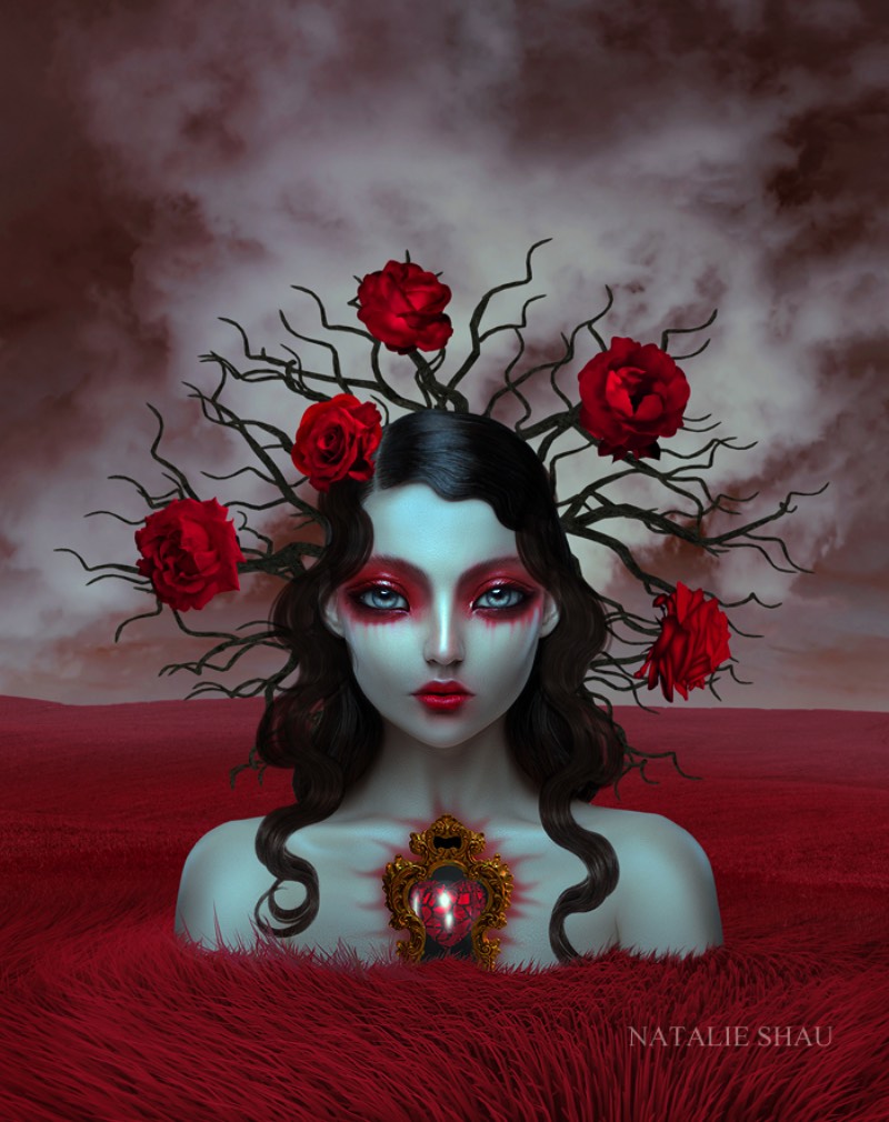 Natalie Shau é uma fotógrafa e ilustradora lá de Vilnius, a capital da Lituânia. Ela começou sua carreira artística através do seu interesse em fotografia de moda e retratos e foi avançando no mundo ao descobrir a ilustração digital e a fotografia como arte. Aqui, nesse artigo, você vai ver uma mistura de projetos pessoais e trabalhos criados para músicos, teatro, revistas de moda e publicidade.