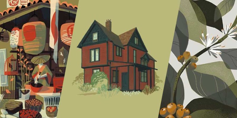 Chris Turnham é um ilustrador baseado em Los Angeles que passou grande parte da sua carreira trabalhando com animação para televisão e contribuindo com seus desenhos para revistas e livros para crianças. Tudo isso porque suas ilustrações tem uma estética retrô que lembram muito os desenhos animados da metade do século passado e, por isso mesmo, acabei gostando dessas imagens muito mais do que eu esperava.