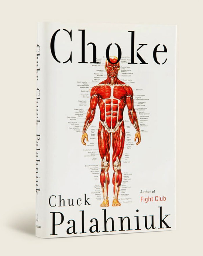 Sou fã do Chuck Palahniuk tem vários anos e tenho vários livros dele aqui em casa. Mas, não sabia que tinha o trabalho do Rodrigo Corral nas minhas prateleiras, já que ele é o responsável pelas ilustrações nas capas de todos os livros que você pode ver abaixo.