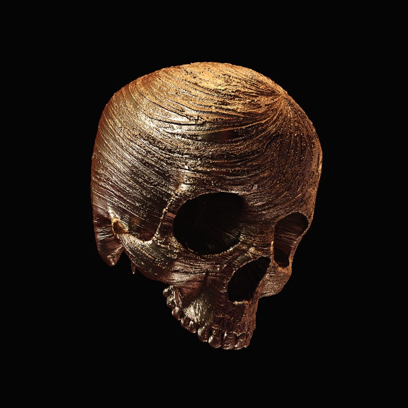 Billy Bogiatzoglou criou uma série de caveiras que me deixou impressionado. Ele misturou estranhas padronagens com as formas dos ossos das caveiras e ficou fenomenal.