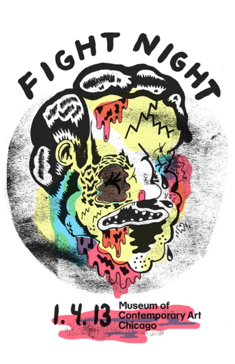 Gosto das ilustrações do Bill Connors por que elas me lembram as ilustrações que eu via em adesivos de skate e nos zines de hardcore e metal do início dos anos 90. Os desenhos que ele tem em seu portfólio me transportam direto para essa época cheia de tipografias distorcidas, monstros e muito sangue.