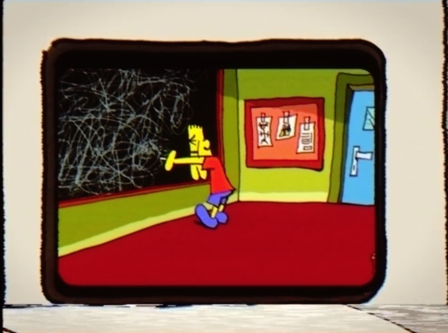 Sim, a gente ama os Simpsons mesmo não tendo assistido o desenho animado tem um belo tempo. Mas, o que Yoann Hervo é algo especial. Especial de um jeito complicado de explicar. Afinal, a abertura dos Simpsons por Yoann Hervo mostra um desenho animado distópico e totalmente bizarro. Aqui os rostos dos personagens são diferentes, distorcidos como as transições de cenas e pneus em chamas pelas ruas mostram que algo errado aconteceu.