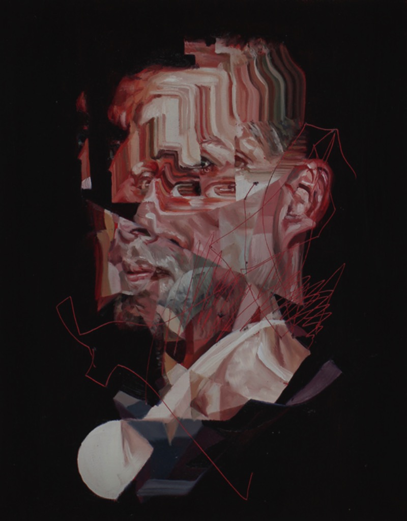 Drew Young é um artista canadense que cria pinturas que usam do visual do glitch e da colagem de um jeito bem interessante. Navegar pelo portfólio dele é uma experiência bem interessante já que dá para perceber muito bem as fases e mudanças no estilo desse artista de British Columbia.