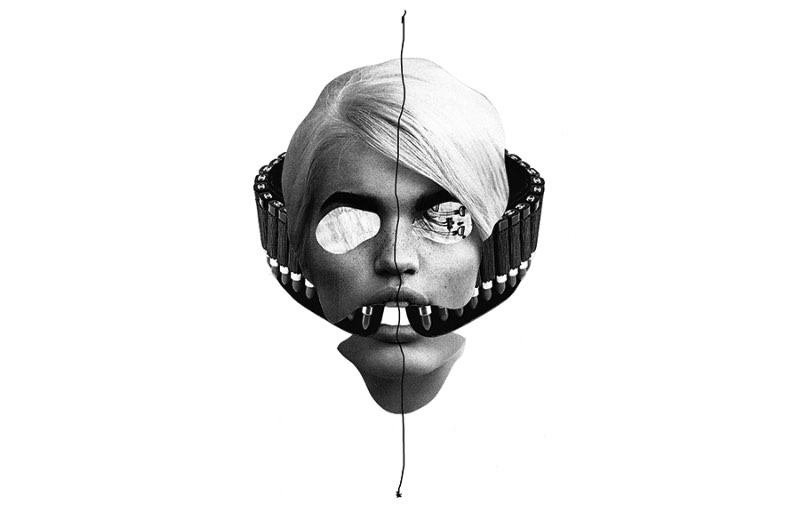 Hacked é o nome dessa série de ilustrações criada usando mixed media pelo artista americano Jesse Draxler. Gosto da forma expressiva com a qual ele trabalha com o rosto humano e foi por isso que acabei selecionando esse projeto.