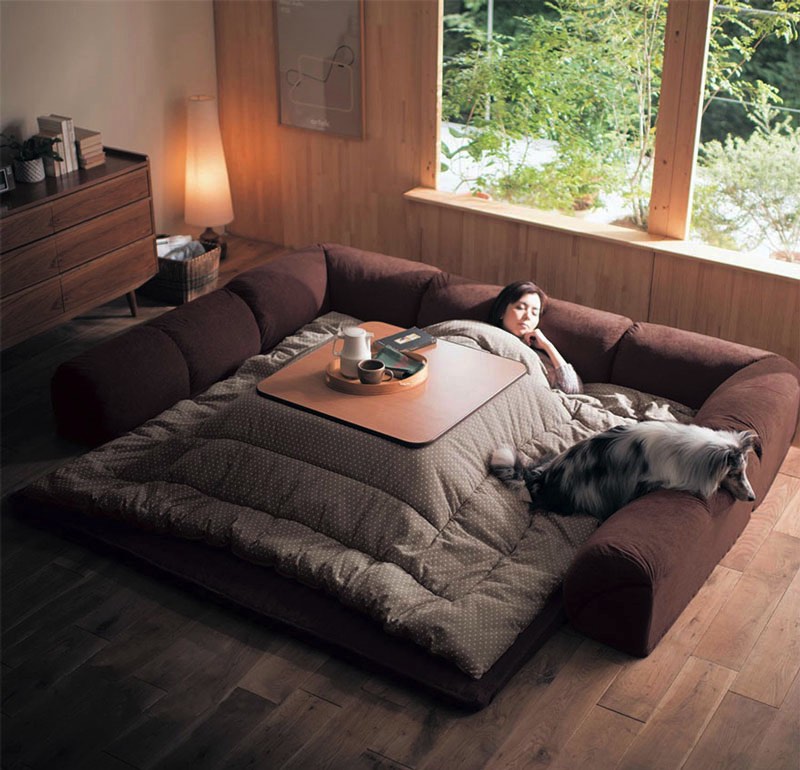 O fim do ano vem chegando e com ele, o inverno. E é sempre interessante descobrir novas maneiras de se manter aquecido nessa estação do ano. Por isso mesmo que gostei tanto da descoberta matinal direto do Japão. Kotatsu é o nome desse apetrecho estiloso e que pode ser a forma mais gostosa de ficar quente no frio do inverno.