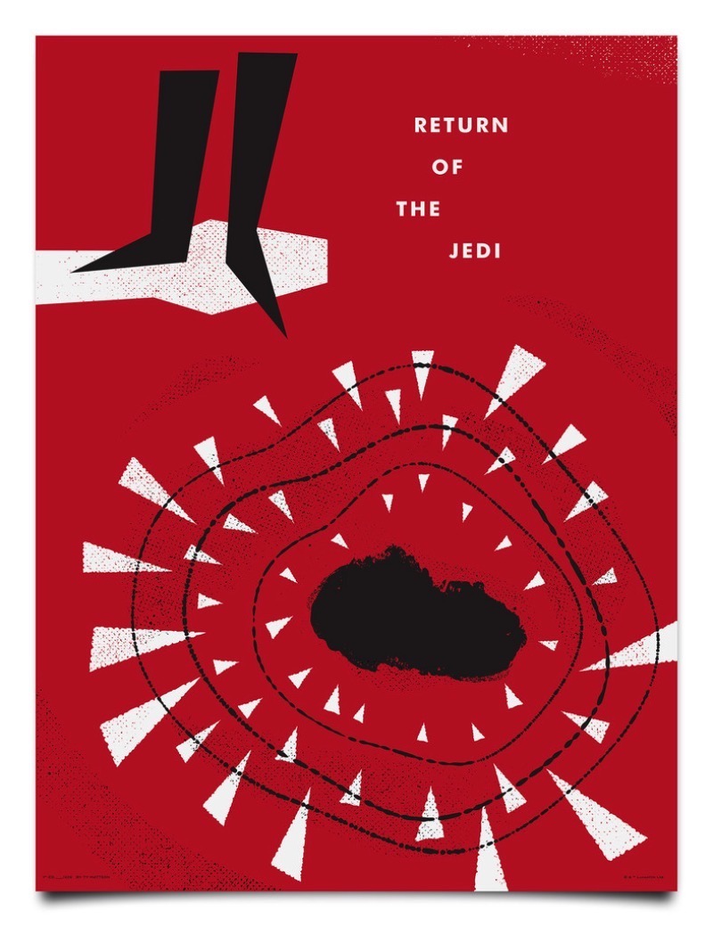 Ty Mattson cresceu no final dos anos setenta e, claro que, Star Wars foram uma grande influência visual para ele. Agora, com o lançamento de uma nova trilogia, ele se deparou com o desafio de usar seu estilo de ilustração para criar posters para a trilogia original da série. 