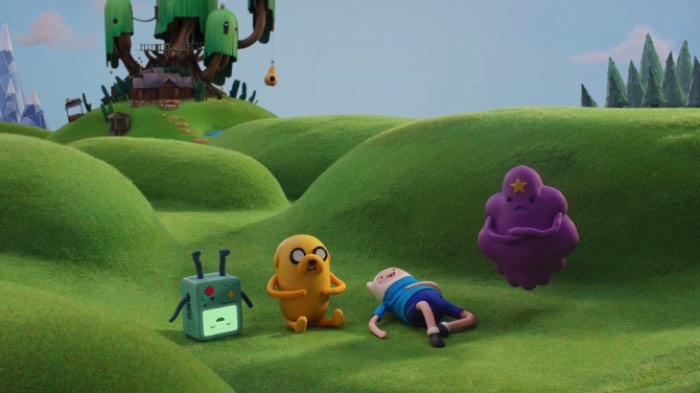 Kirsten Lepore foi convidada pelo pessoal do Cartoon Network para escrever e dirigir o primeiro episódio de Adventure Time! feito através de animação em stop-motion. Foi assim que surgiu Bad Jubies cuja produção ficou nas mãos do pessoal do Bix Pix studios e todo o processo demorou cerca de um ano para ficar pronto.